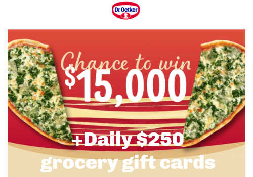 Check Out Some of the Best Deals and Free Samples in Canada | Canadian Free Stuff Dr Oetker Canada Contest - win $15,000 cash or daily $250 grocery gift cards!