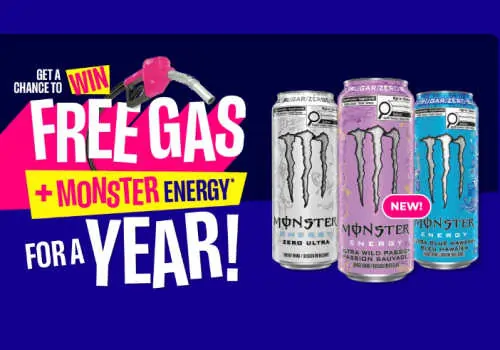 Check Out Some of the Best Deals and Free Samples in Canada | Canadian Free Stuff WIn Free gas for a year with Monster Energy Canada Contest