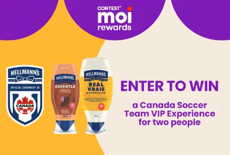 Check Out Some of the Best Deals and Free Samples in Canada | Canadian Free Stuff Hellmanns Contest- Win a Canada Soccer Team VIP Experience with Hellmanns Mayo Canada