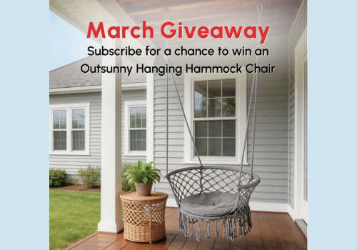 Check Out Some of the Best Deals and Free Samples in Canada | Canadian Free Stuff Enter the Aosom Giveaway to win a Outsunny Hanging Hammock Chair in this new Aosom Contest