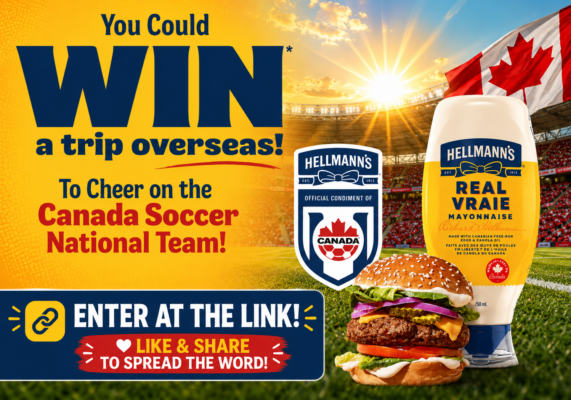 Check Out Some of the Best Deals and Free Samples in Canada | Canadian Free Stuff New Unilever Contest- win a trip overseas to cheer on the Canada Soccer National team with Unilever Canada