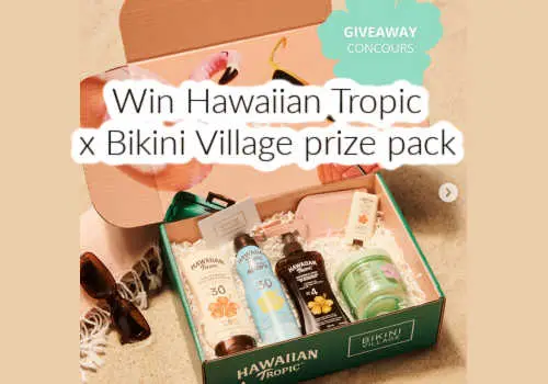 Enter the Hawaiian Tropic Sunscreen Contest to win a Hawaiian Tropic x Bikini Village prize pack, for Canada