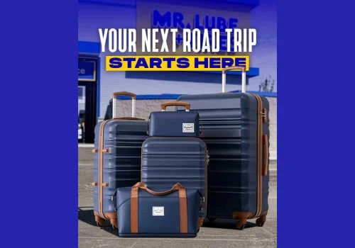 Check Out Some of the Best Deals and Free Samples in Canada | Canadian Free Stuff Mr. Lube Contest Canada -Enter to win a 6 piece luggage set from Mr Lube Canada