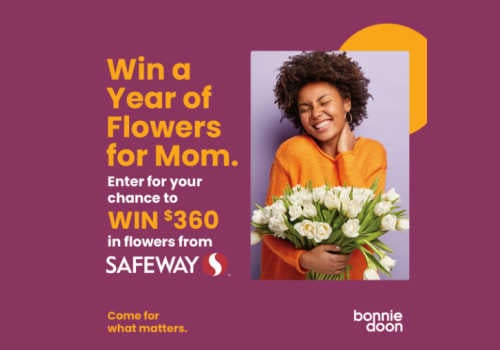 Win a year of flowers for mom in this new Safeway Contest