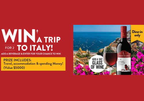 Check Out Some of the Best Deals and Free Samples in Canada | Canadian Free Stuff Enter the Swiss Chalet Canada Contest to win a Trip for two to Italy!