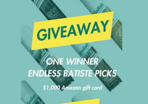 Check Out Some of the Best Deals and Free Samples in Canada | Canadian Free Stuff Batiste contest canada -win a $1000 shopping spree in this new Batiste Canada Contest