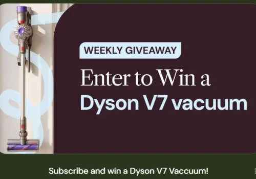 Check Out Some of the Best Deals and Free Samples in Canada | Canadian Free Stuff Win a Dyson V7 Vacuum in this new Dyson Canada Contest. Win a Dyson Vacuum
