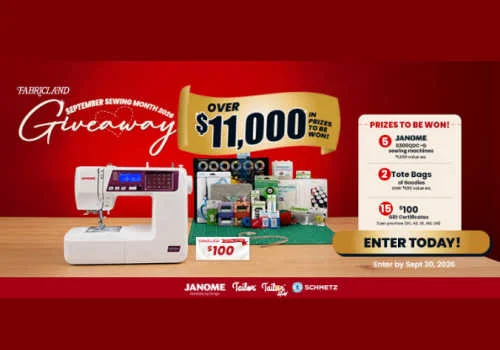 Check Out Some of the Best Deals and Free Samples in Canada | Canadian Free Stuff Fabricland Contest Canada -See how to enter and all the details here of the Fabricland Canada Contest