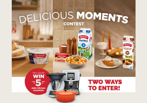 Check Out Some of the Best Deals and Free Samples in Canada | Canadian Free Stuff Lactantia Contest - WIN 1 of five $4000 Kitchen Essentials Prize Packs - Lactantia Canada