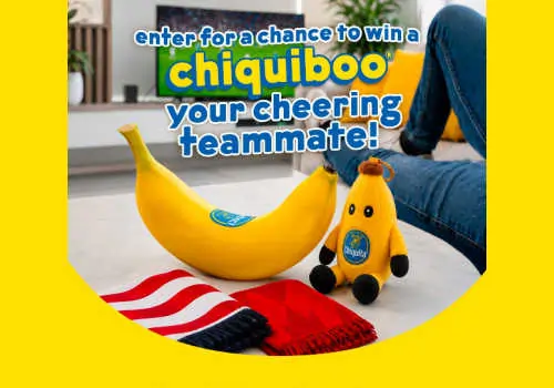 Win a Chiquita Banana prize pack in this new Chiquita contest