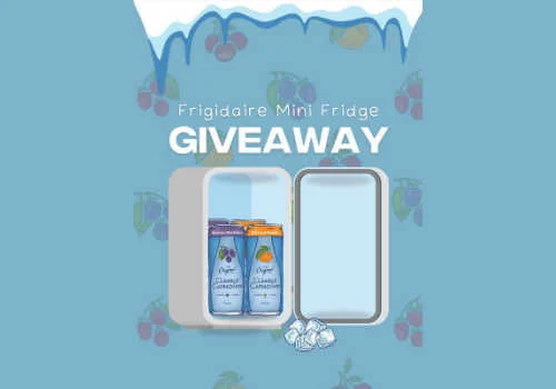 Clearly Canadian contest-Win a Frigidaire mini fridge + Clearly Canadian cans -Canada Contest 2026