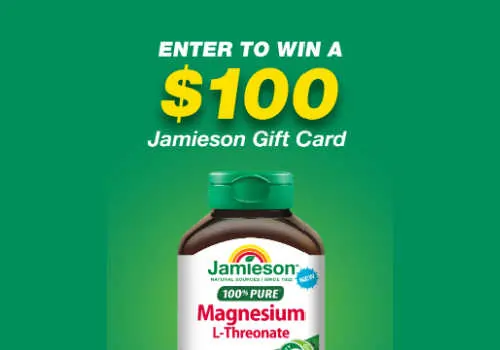 Check Out Some of the Best Deals and Free Samples in Canada | Canadian Free Stuff Jamieson Vitamins Contest Canada 2026-Win a $100 Jamieson Vitamins Gift Card in the newest Jamieson Canada Contest