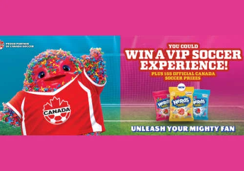 Check Out Some of the Best Deals and Free Samples in Canada | Canadian Free Stuff Nerds Gummy Clusters Contest -Win a VIP Soccer Experience + Canada Soccer Prizes!