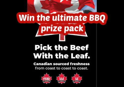 Win the ultimate BBQ prize pack in this new Canadian Beef Contest