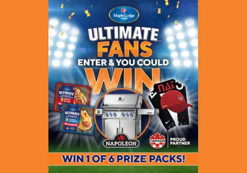 Win a new Napoleon BBQ + Canada Soccer swag in this new Maple Lodge Farms Contest