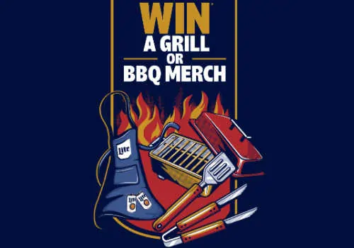 Miller Lite Contest - Win a Blackstone Grill, BBQ Merch and more!