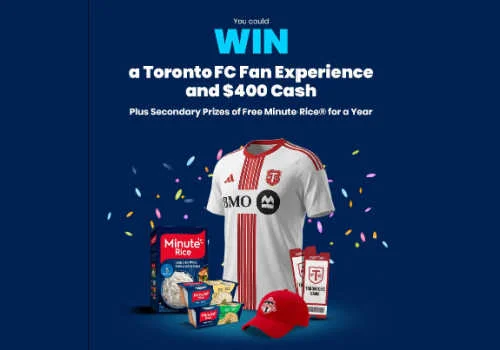 Check Out Some of the Best Deals and Free Samples in Canada | Canadian Free Stuff Minute Rice Canada Contest - WIN Minute Rice x Toronto FC Prizes!