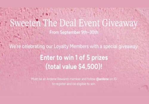 Check Out Some of the Best Deals and Free Samples in Canada | Canadian Free Stuff Ardene Sweeten the Deal Contest: Win 1 of 5 Prizes (total value $4,500)