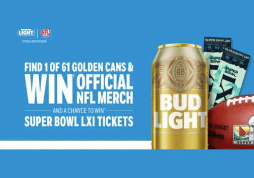 Win a Trip to the Superbowl in the latest Bud Light Canada Contest. See how to enter the Bud Light contest and details here