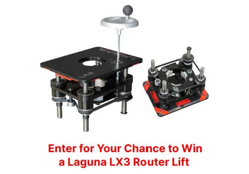 Win a router in this new Canadian Woodworking Contest