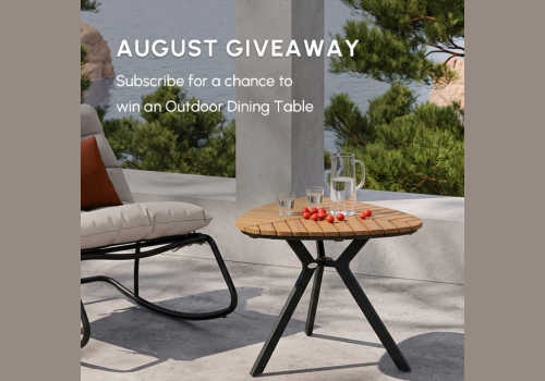 Check Out Some of the Best Deals and Free Samples in Canada | Canadian Free Stuff Aosom Giveaway Contest -Win an Outdoor Dining Table