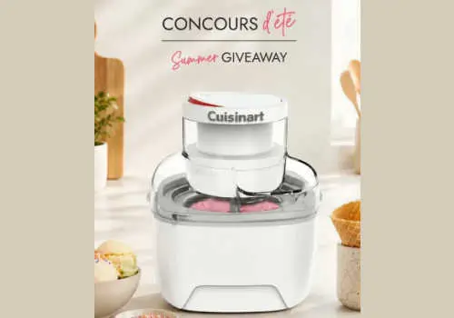 Win a ice cream maker in this new Linen Chest Contest