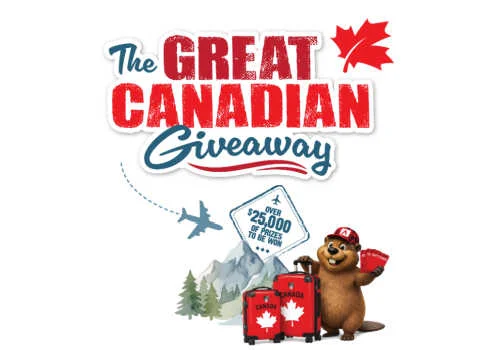 Check Out Some of the Best Deals and Free Samples in Canada | Canadian Free Stuff The Great Canadian Giveaway -Win a $5000 Travel voucher or 1 of 202 other prizes- New Air Canada Contest from Teppermans