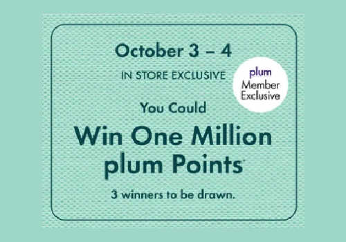 Check Out Some of the Best Deals and Free Samples in Canada | Canadian Free Stuff WIn one million plum points in this new Indigo Contest