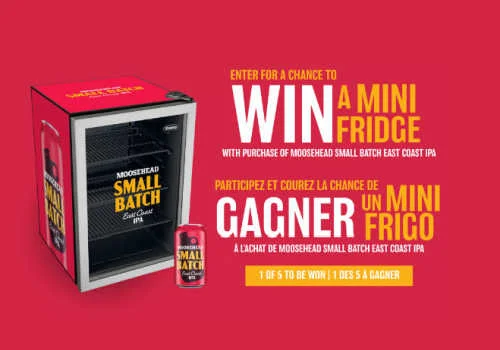 Check Out Some of the Best Deals and Free Samples in Canada | Canadian Free Stuff Win a Moosehead mini fridge in the new Moosehead Beer Contest -Moosehead Contest for Canada