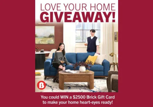 Check Out Some of the Best Deals and Free Samples in Canada | Canadian Free Stuff The Brick Contest Canada -Win a $2500 Shopping Spree in this new The Brick Warehouse Canada Contest.