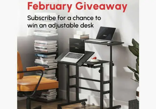 Check Out Some of the Best Deals and Free Samples in Canada | Canadian Free Stuff Aosom Giveaway-Win a stand-up desk in the newest Aosom Canada Contest -Enter Aosom Canada Giveaway today!