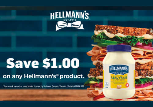 Check Out Some of the Best Deals and Free Samples in Canada | Canadian Free Stuff Hellmann`s Coupon Canada -Save $1.00 off any Hellmann`s Product. Save on your favourite Hellmann`s Mayonnaise.