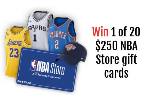 Win 1 of 20 $250 NBA Store gift cards in this new NBA Canada Contest -Enter NBA Contests today!