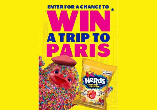 Check Out Some of the Best Deals and Free Samples in Canada | Canadian Free Stuff Win a TRRIP for 2 to PARIS when you purchase Nerds Gummy Clusters Canada in this new NERDS Contest