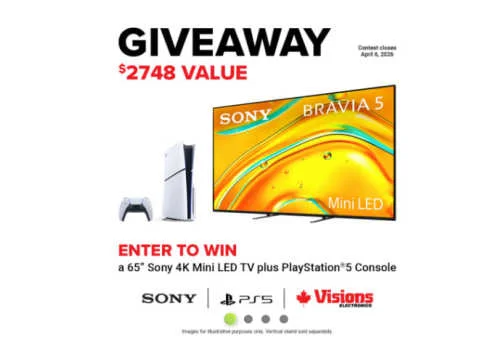 Check Out Some of the Best Deals and Free Samples in Canada | Canadian Free Stuff Win a Sony Smart google tv AND a Playstation 5 in this new Sony Playstation contest