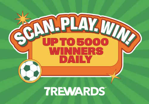 7-Eleven Contest ~Win VIP access to the FIFA Fan Festival 2026 / 1 of 50 Powerade Swag Packs/ $300 Soccer Prizes /$10,000 CASH / Daily INSTANT WIN Prizes! | Canadian Free Stuff Scan play win a grand prize of $10,000 cash or up tp 5000 daily instant win prizes in the new 7-eleven canada contest