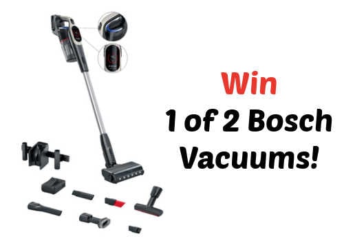 Win 1 of 2 Bosch vacuums in this new Bosch Canada Contest