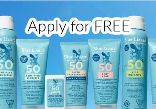 Check Out Some of the Best Deals and Free Samples in Canada | Canadian Free Stuff Free Blue Lizard sunscreen to apply for with Chickadvisor Butterly Canada