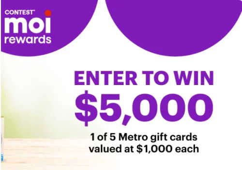 Check Out Some of the Best Deals and Free Samples in Canada | Canadian Free Stuff Win 1 of 5 Metro gift cards worth $1,000 each in this new Metro Ontario contest