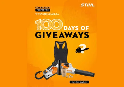 Stihl Canada 100 days of Giveaways -Win prizes in the latest Stihl Contest Canada