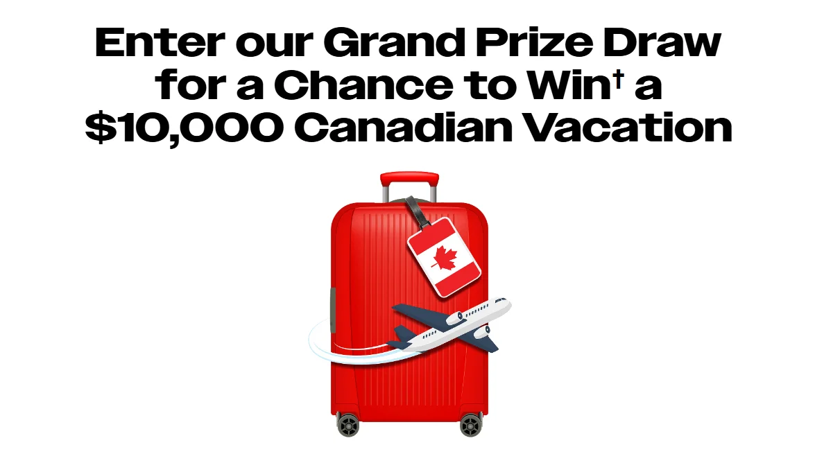 Win a $10,000 vaacation in this new Kruger contest #onlyincanada