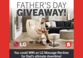 The Brick Warehouse Contest: Win an LG Massage Recliner worth $3,999.97!