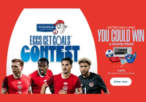 Win 1 of 4 Soccer prize packs in this new Burnbrae Farms contest - Win a Breville Smart Oven