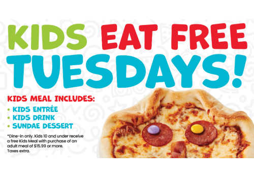 Check Out Some of the Best Deals and Free Samples in Canada | Canadian Free Stuff Pizza Delight Kids Eat Free on Tuesdays