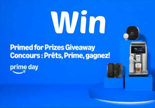 Win daily prizes in the Amazon Canada Giveaway