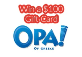 Global News Contest: Win a OPA! of Greece $100 gift card!