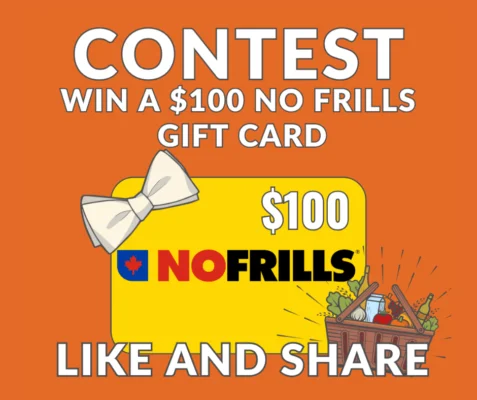 No Frills Giveaway -Win a $150 Prize Pack! (5 Winners) | Canadian Free Stuff Win a $100 No Frills gift card in this new No Frills Contest