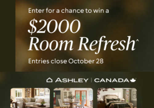 Check Out Some of the Best Deals and Free Samples in Canada | Canadian Free Stuff Win a $2000 Room Refresh gift card in this new Ashley Furniture contest for Canada