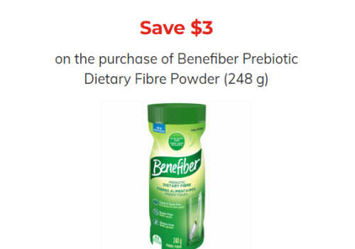 Benefiber Coupon Canada: Save $3.00 off (New Coupons) | Canadian Free Stuff New Benefiber Canada Coupon are here, and you can save $3.00 off your next purchase of Benefibre with this latest Benefiber coupon canada