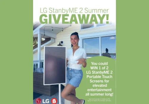 Check Out Some of the Best Deals and Free Samples in Canada | Canadian Free Stuff Win 1 of 2 LG StanbyME 2 Portable Touch Screens in this new The Brick Contest